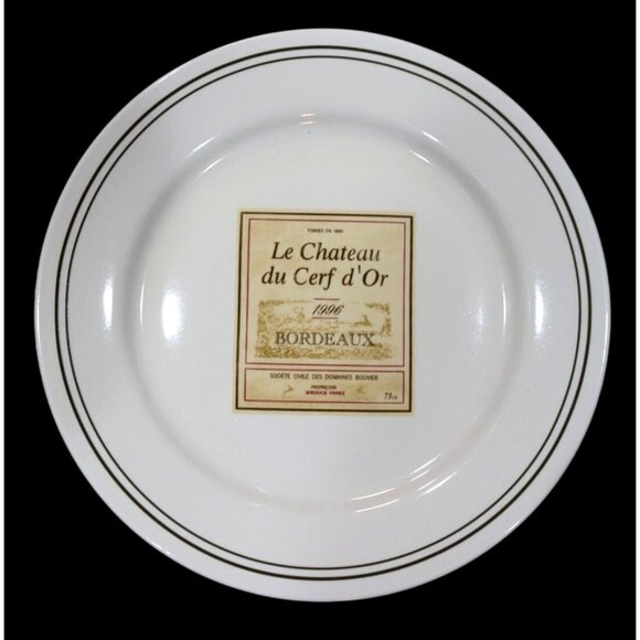 Vintage Restoration Hardware French Wine Label Plate Set in Org Box - Picture 4 of 9